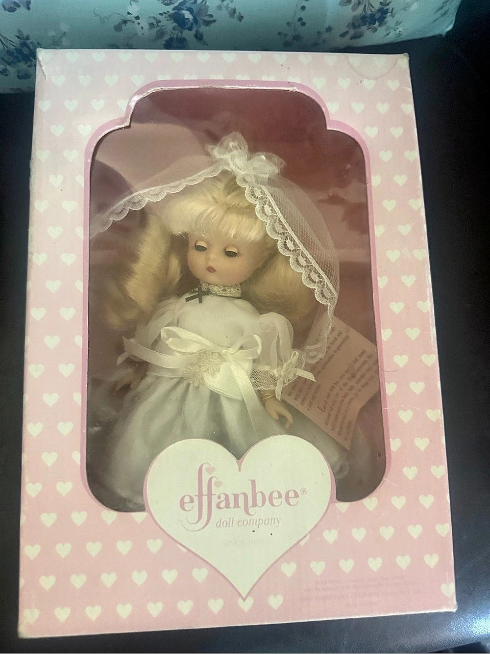 effanbee Special Moments Series 1st Communion Doll White & Pink boxed never open